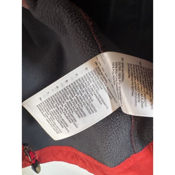 Adidas Outdoor Orange Red Full-Zip Jacket Size M Lightweight & Warm - Picture 6 of 9